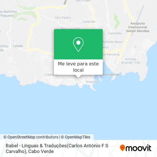 Babel - Línguas & Traduções(Carlos António F S Carvalho) mapa