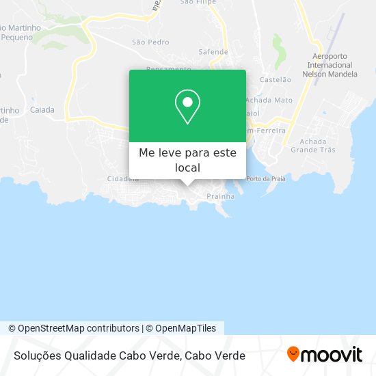 Soluções Qualidade Cabo Verde mapa