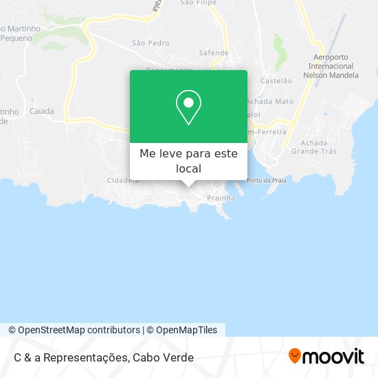 C & a Representações mapa