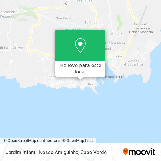 Jardim Infantil Nosso Amiguinho mapa