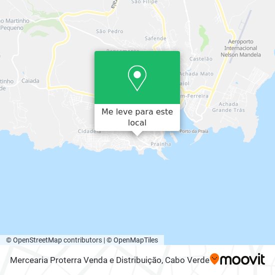 Mercearia Proterra Venda e Distribuição mapa