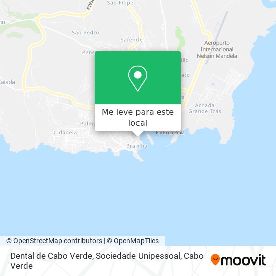 Dental de Cabo Verde, Sociedade Unipessoal mapa