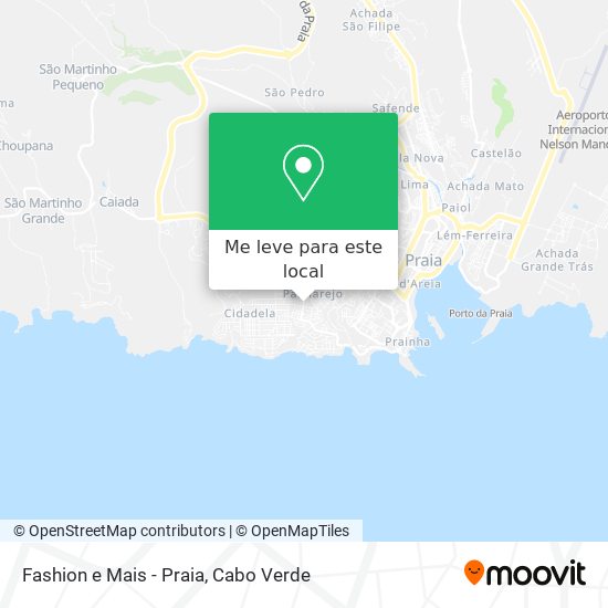 Fashion e Mais - Praia mapa