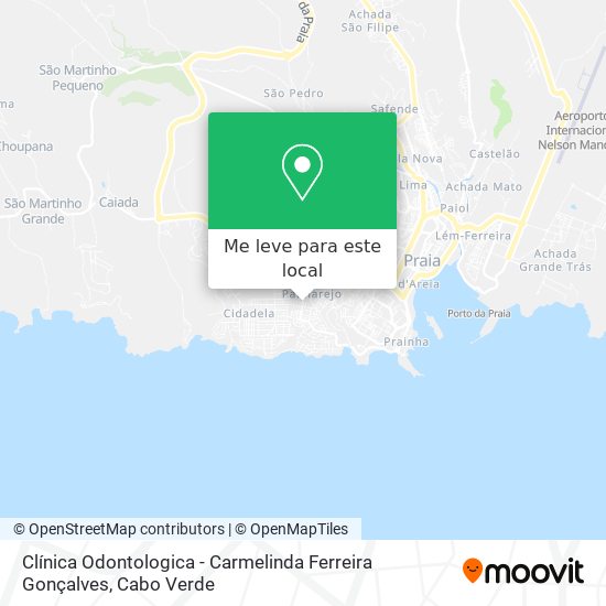Clínica Odontologica - Carmelinda Ferreira Gonçalves mapa