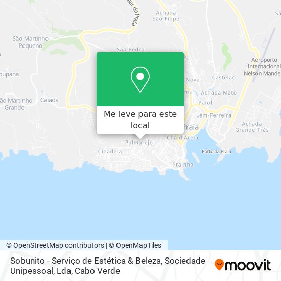 Sobunito - Serviço de Estética & Beleza, Sociedade Unipessoal, Lda mapa