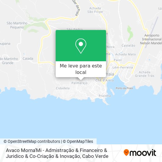 Avaco Morna'Mi - Admistração & Financeiro & Juridico & Co-Criação & Inovação mapa