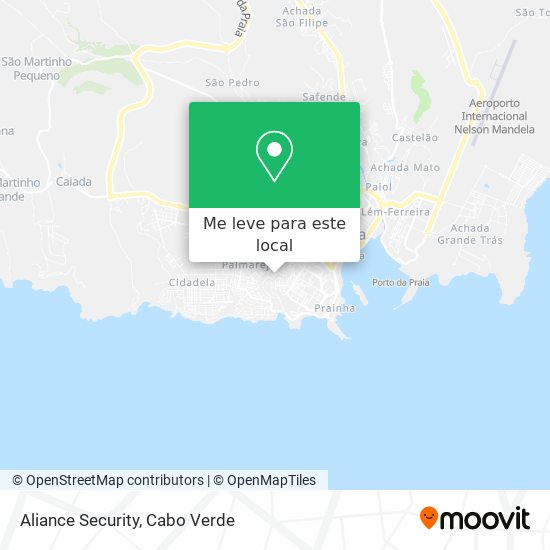 Aliance Security mapa