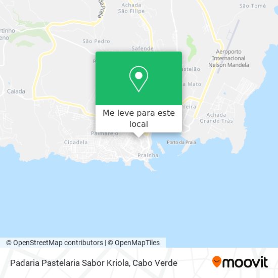 Padaria Pastelaria Sabor Kriola mapa