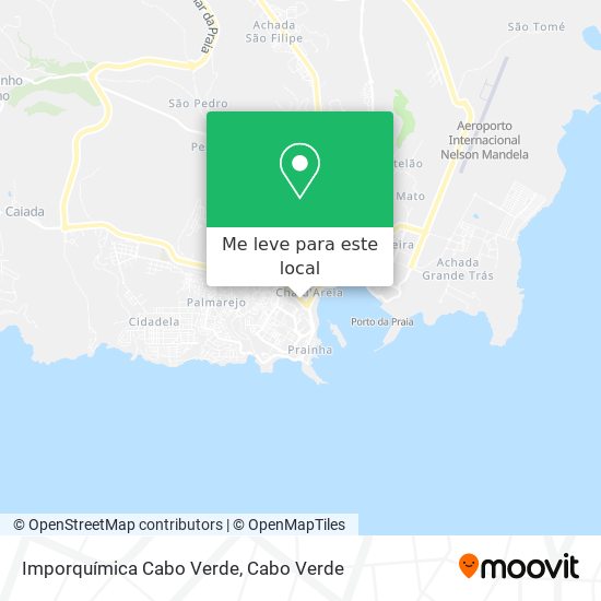 Imporquímica Cabo Verde mapa