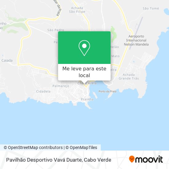 Pavilhão Desportivo Vavá Duarte mapa