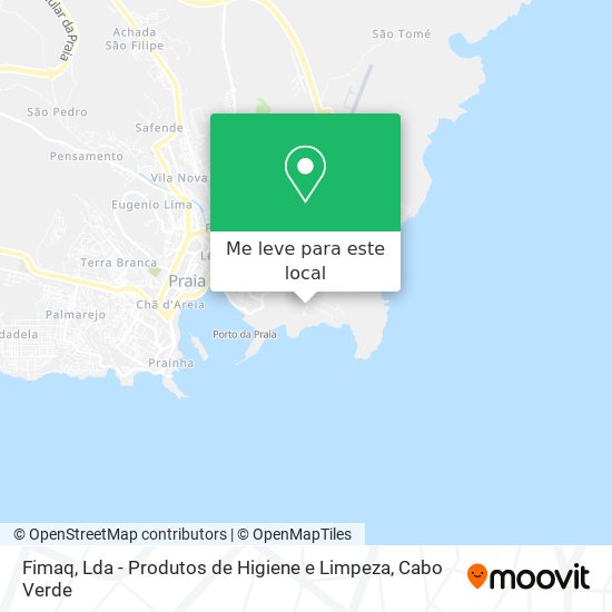 Fimaq, Lda - Produtos de Higiene e Limpeza mapa