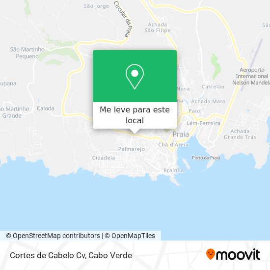 Cortes de Cabelo Cv mapa