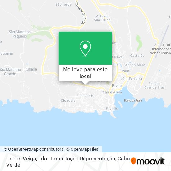 Carlos Veiga, Lda - Importação Representação mapa