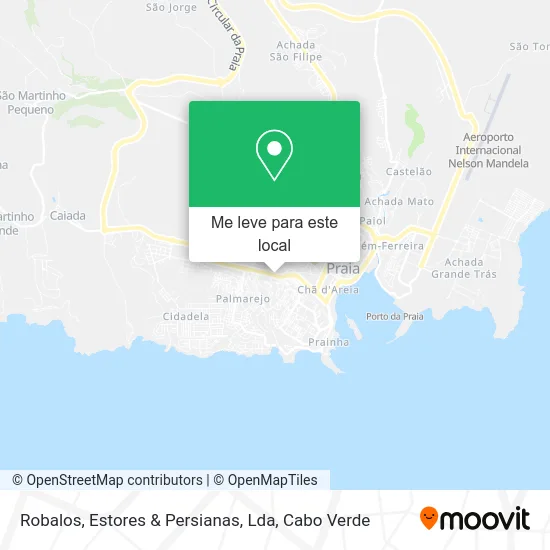 Robalos, Estores & Persianas, Lda mapa
