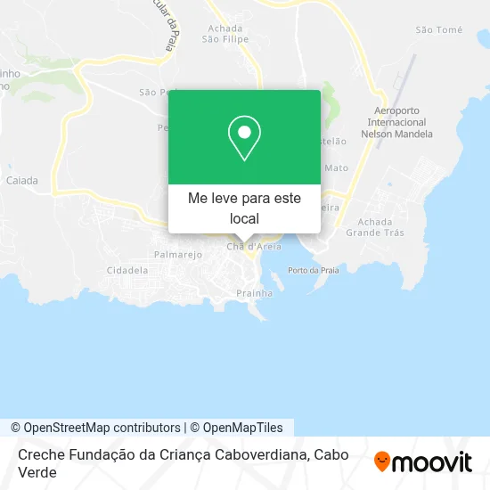 Creche Fundação da Criança Caboverdiana mapa