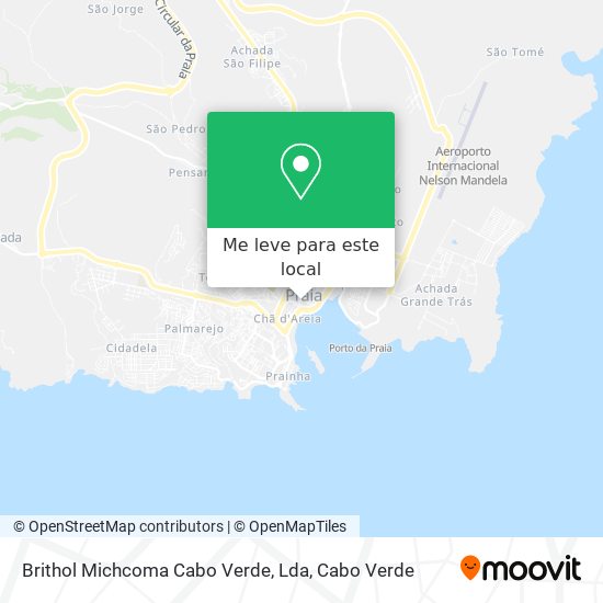 Brithol Michcoma Cabo Verde, Lda mapa
