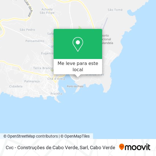 Cvc - Construções de Cabo Verde, Sarl mapa