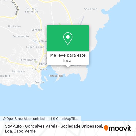 Sgv Auto - Gonçalves Varela - Sociedade Unipessoal, Lda mapa