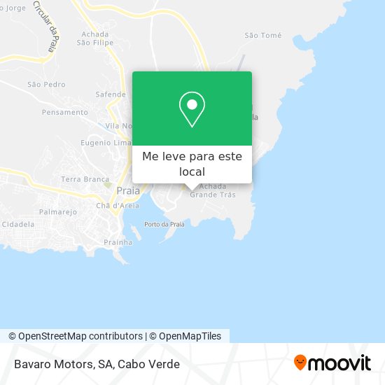 Bavaro Motors, SA mapa