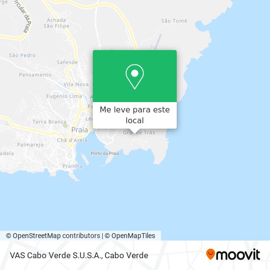 VAS Cabo Verde S.U.S.A. mapa