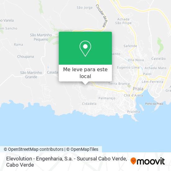 Elevolution - Engenharia, S.a. - Sucursal Cabo Verde mapa