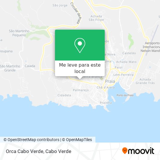 Orca Cabo Verde mapa