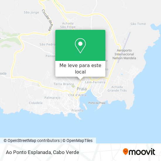 Ao Ponto Esplanada mapa