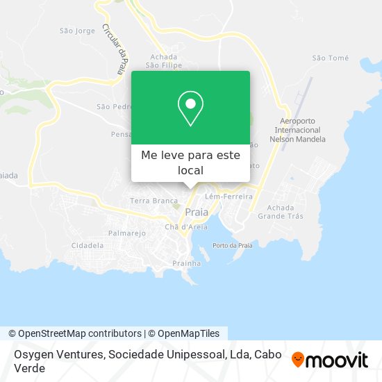 Osygen Ventures, Sociedade Unipessoal, Lda mapa