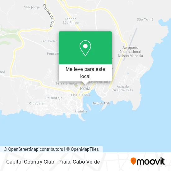 Capital Country Club - Praia mapa