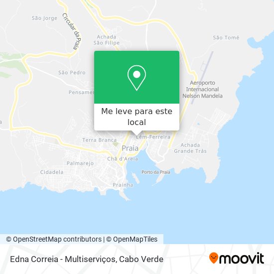 Edna Correia - Multiserviços mapa