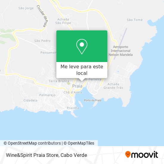 Wine&Spirit Praia Store mapa