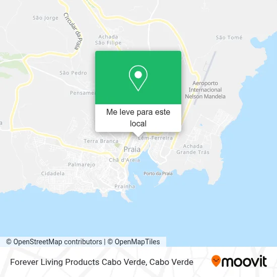 Forever Living Products Cabo Verde mapa