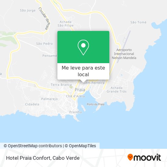 Hotel Praia Confort mapa