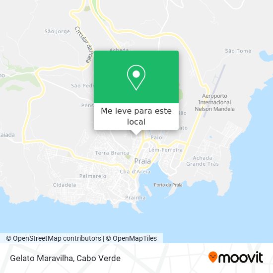 Gelato Maravilha mapa