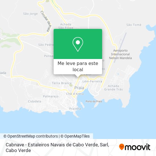 Cabnave - Estaleiros Navais de Cabo Verde, Sarl mapa