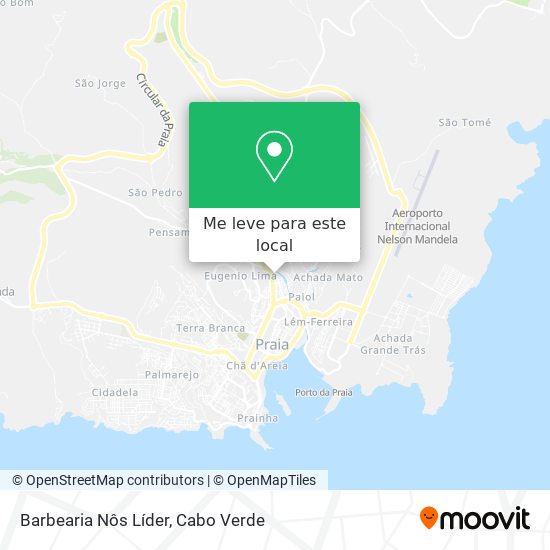 Barbearia Nôs Líder mapa