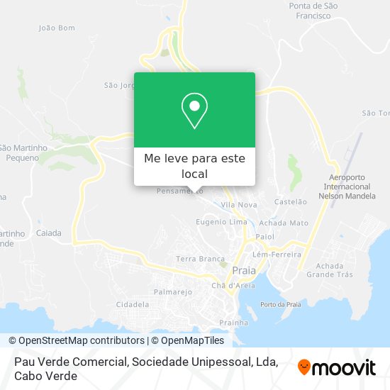 Pau Verde Comercial, Sociedade Unipessoal, Lda mapa