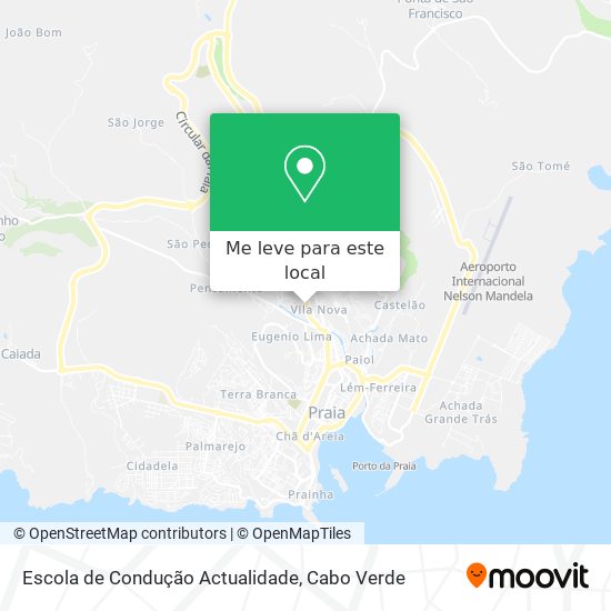 Escola de Condução Actualidade mapa