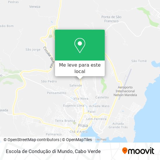 Escola de Condução di Mundo mapa