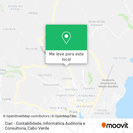 Ciac - Contabilidade, Informática Auditoria e Consultoria mapa