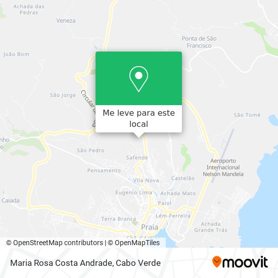 Maria Rosa Costa Andrade mapa