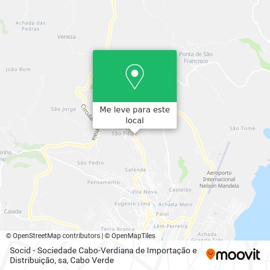 Socid - Sociedade Cabo-Verdiana de Importação e Distribuição, sa mapa