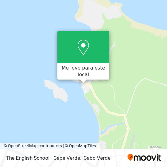 The English School - Cape Verde. mapa
