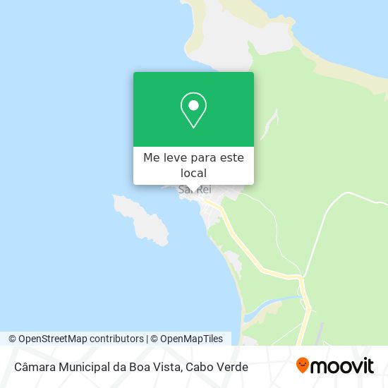 Câmara Municipal da Boa Vista mapa