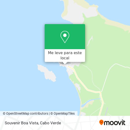 Souvenir Boa Vista mapa