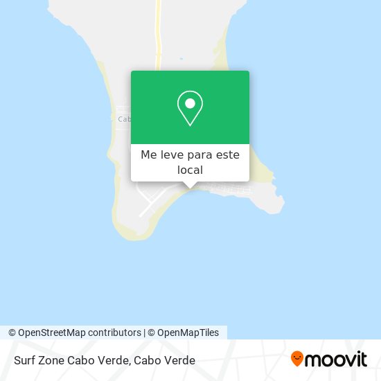 Surf Zone Cabo Verde mapa