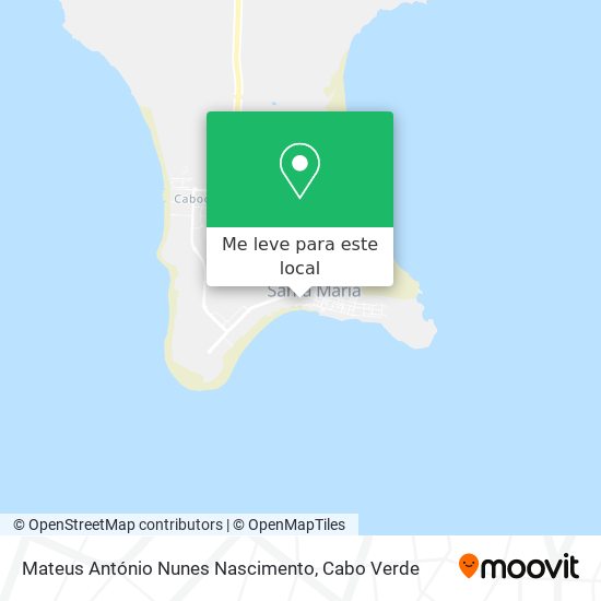Mateus António Nunes Nascimento mapa