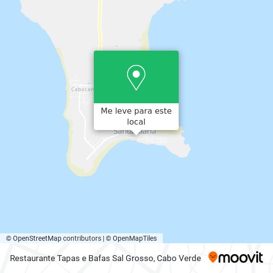 Restaurante Tapas e Bafas Sal Grosso mapa