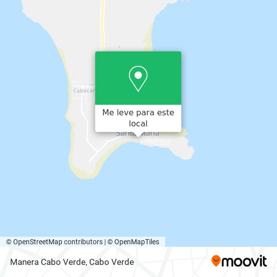 Manera Cabo Verde mapa