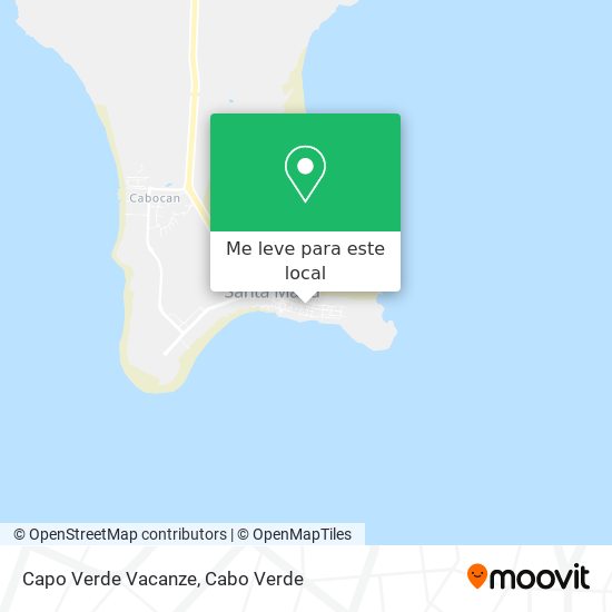 Capo Verde Vacanze mapa